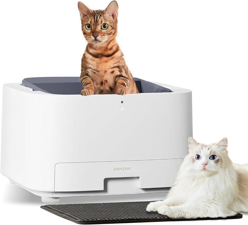 Large Auto Cat Litter Box Self Cleaning