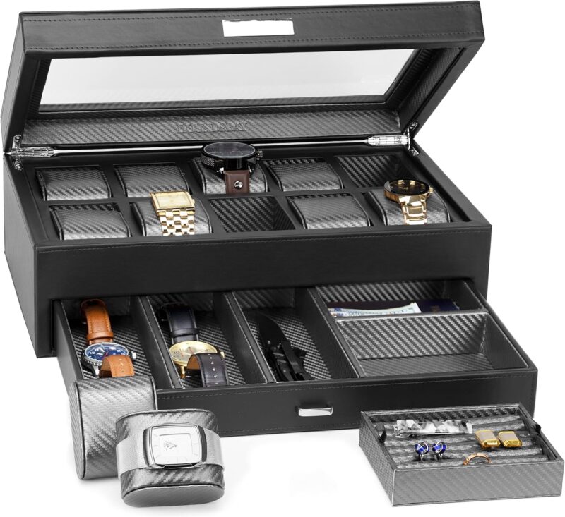 HOUNDSBAY Watch Box Organizer